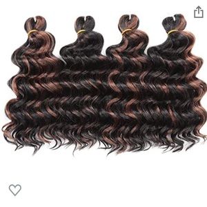 Ocean Wave Crochet Hair 8 Packs 10 Inch Curl